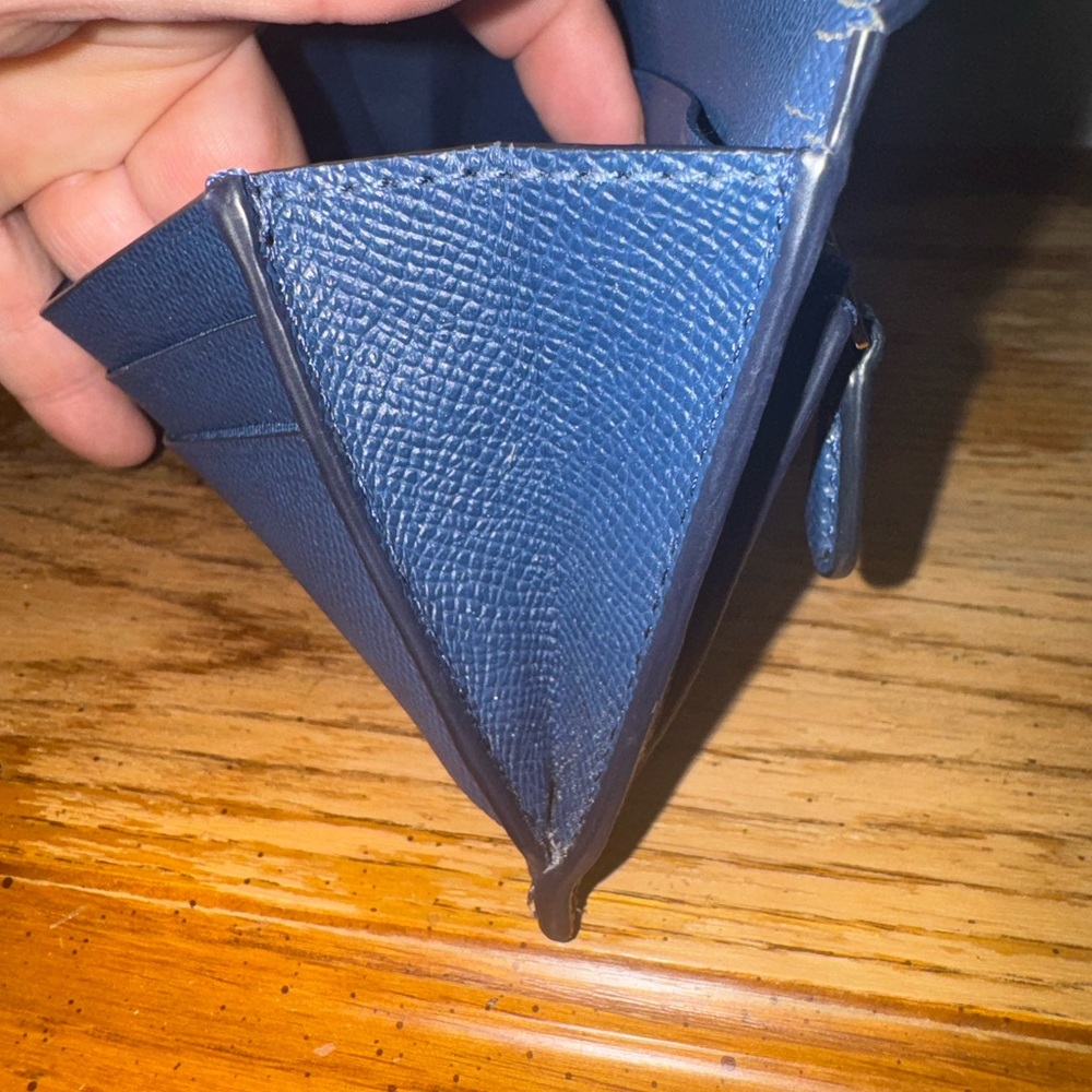 Coach Blue Leather Wallet - Picture 4 of 7
